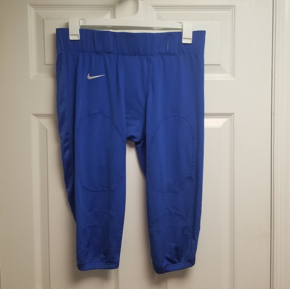 NWTS Men's Nike Open Field Football Navy Cobalt Blue Practice Game Pants Size XL